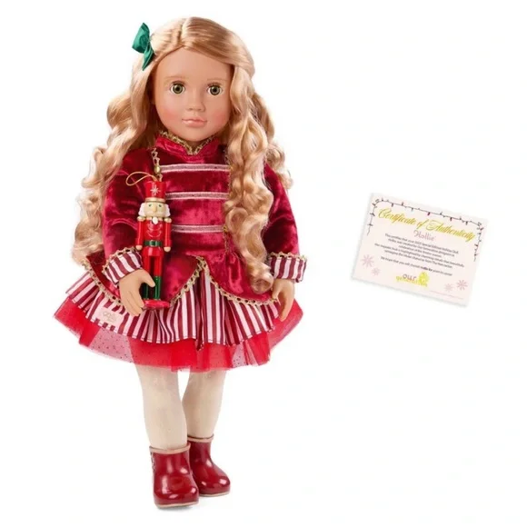 our generation doll red dress Aubrie | 18-inch Ballerina Doll